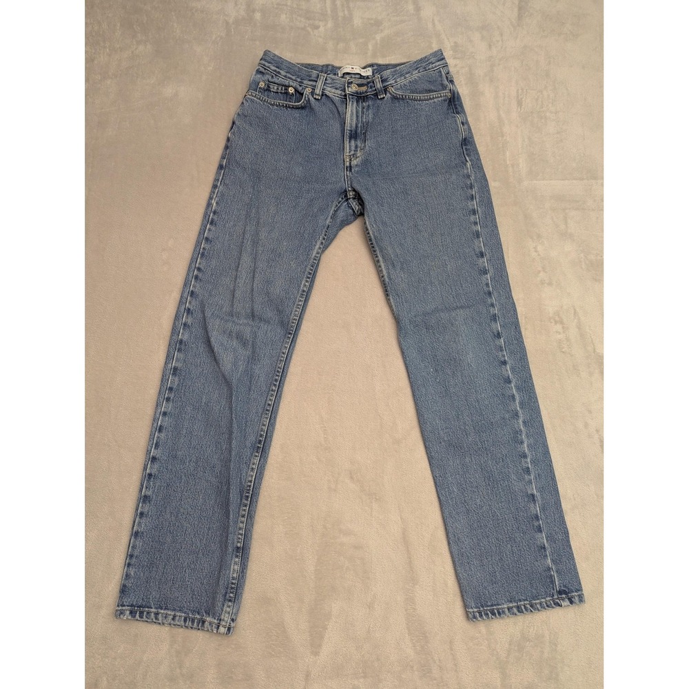 Vintage Tommy Hilfiger Jeans Juniors 5 Blue‎ High Rise Straight 100% Cotton Y2K